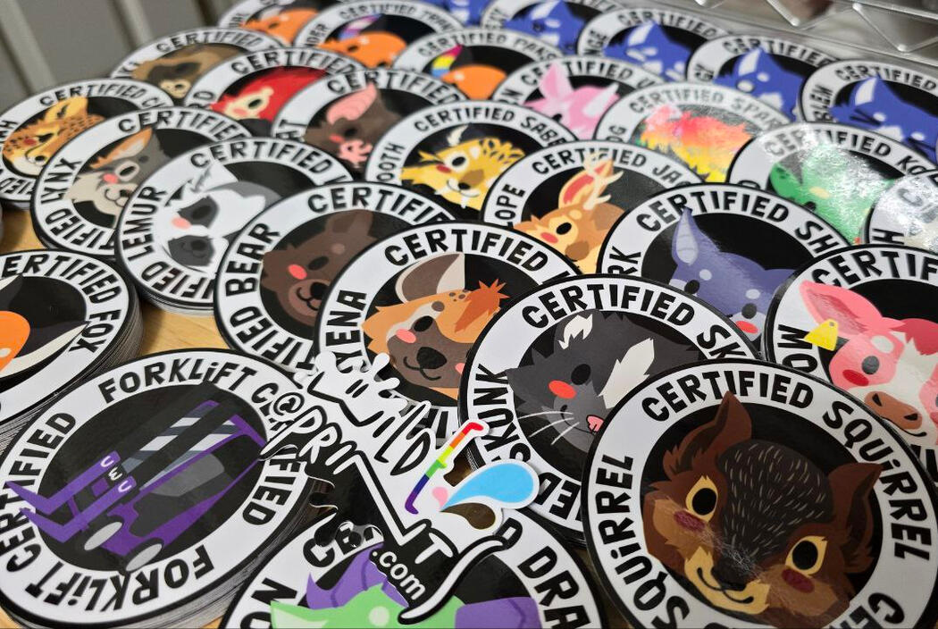 Photo of a bunch of certified species stickers! Photo of a bunch of certified species stickers!