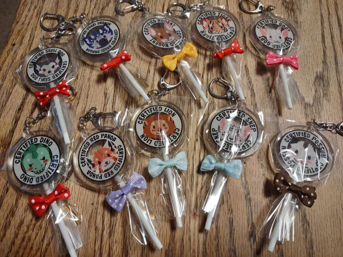lollipop keychains